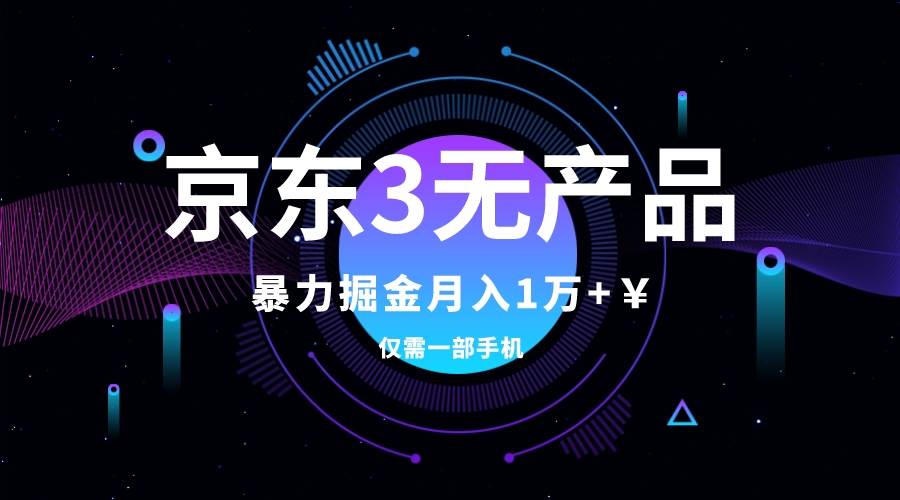 京东3无产品维权，暴力掘金玩法，小白月入1w+（仅揭秘）-安哥网络创业副业
