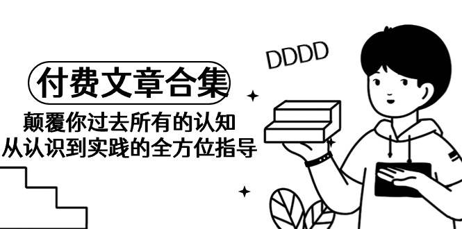 《某公众号付费文章合集》颠覆你过去所有的认知 从认识到实践的全方位指导-安哥网络创业副业