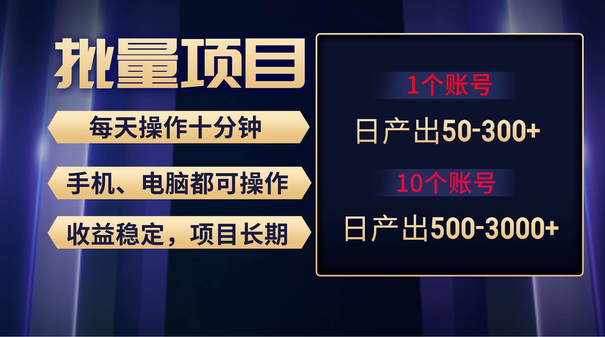 红利项目稳定月入过万，无脑操作好上手，轻松日入300+-安哥网络创业副业