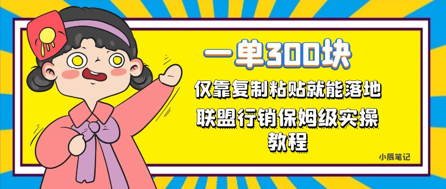 一单轻松300元，仅靠复制粘贴，每天操作一个小时，联盟行销保姆级出单教程-安哥网络创业副业