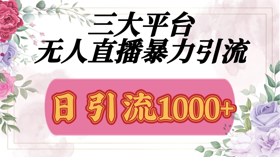 抖音，快手，视频号全平台通用，无人直播引流法，利用图片,模板,整套话术挂机全天支持矩阵操作，无限设备多开，超暴力引流，1000+高质量精准创业粉-安哥网络创业副业