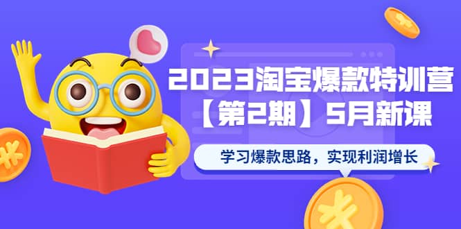 2023淘宝爆款特训营【第2期】5月新课 学习爆款思路，实现利润增长-安哥网络创业副业