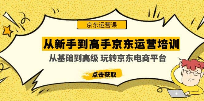 从新手到高手京东运营培训：从基础到高级 玩转京东电商平台(无水印)-安哥网络创业副业