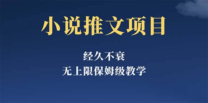 经久不衰的小说推文项目，单号月5-8k，保姆级教程，纯小白都能操作-安哥网络创业副业