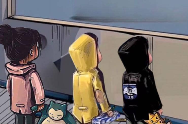橱窗看车男孩汽车头像制作项目-安哥网络创业副业