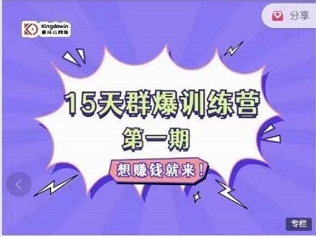 金抖云Peter《15天群爆训练营》，破解抖音玄学，群爆心法，起号方式-安哥网络创业副业