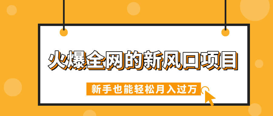 火爆全网的新风口项目，借助人工智能AI算命，精准预测命运，新手也能轻松月入过万-安哥网络创业副业