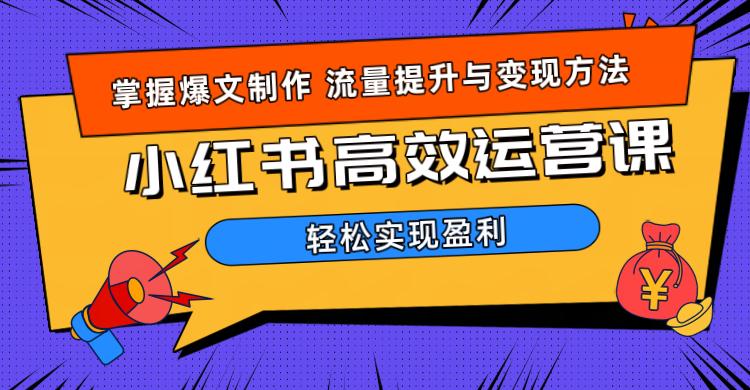价值980小红书运营操作指南-安哥网络创业副业