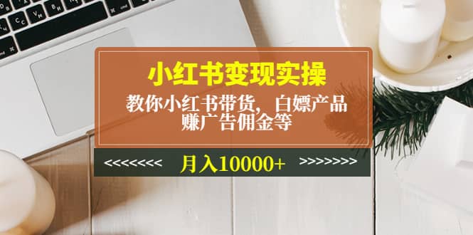 小红书变现实操：教你小红书带货，白嫖产品，赚广告佣金等-安哥网络创业副业