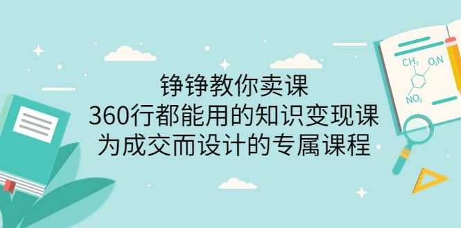 360行都能用的知识变现课，为成交而设计的专属课程-价值2980-安哥网络创业副业