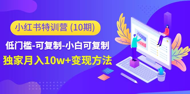 小红书特训营（第10期）低门槛-可复制-小白可复制-安哥网络创业副业
