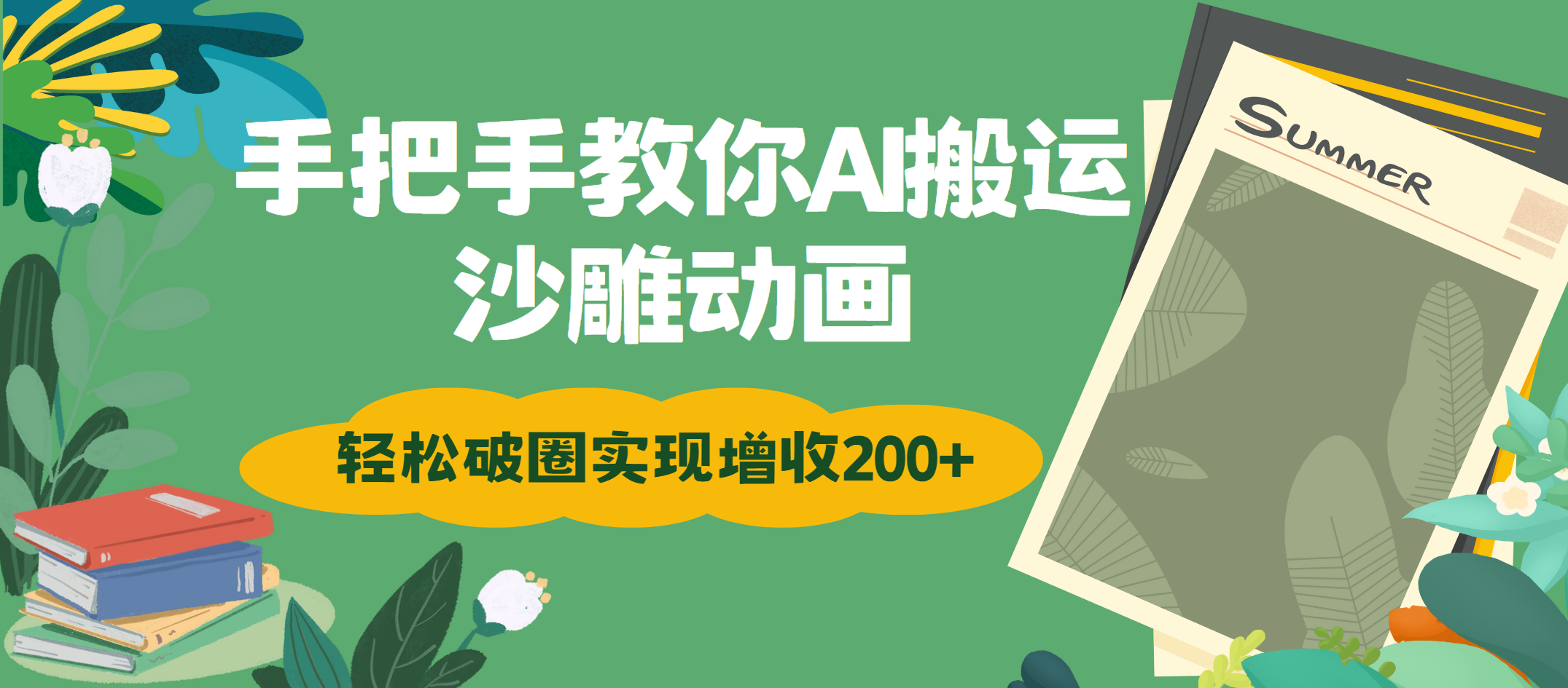 手把手教你用AI搬运沙雕动画轻松破圈实现增收200+-安哥网络创业副业
