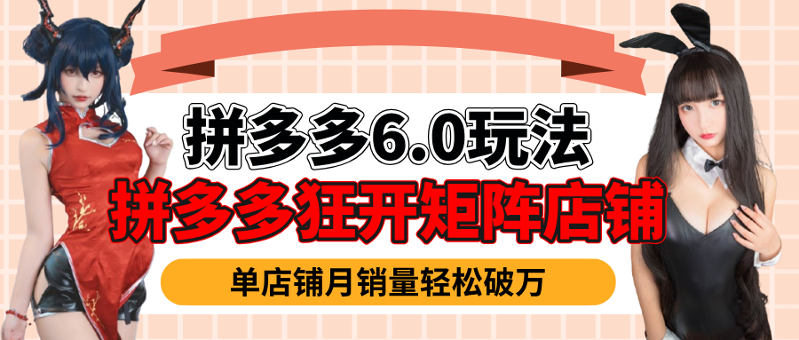 拼多多虚拟商品暴利6.0玩法，轻松实现月入过万-安哥网络创业副业