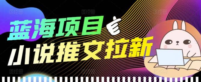 外面收费6880的小说推文拉新项目，个人工作室可批量做【详细教程】-安哥网络创业副业