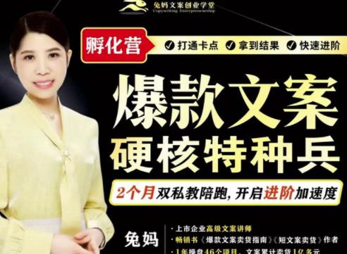 爆款文案硬核特种兵孵化营，实现了每个月2000-30000+的副业增收-安哥网络创业副业