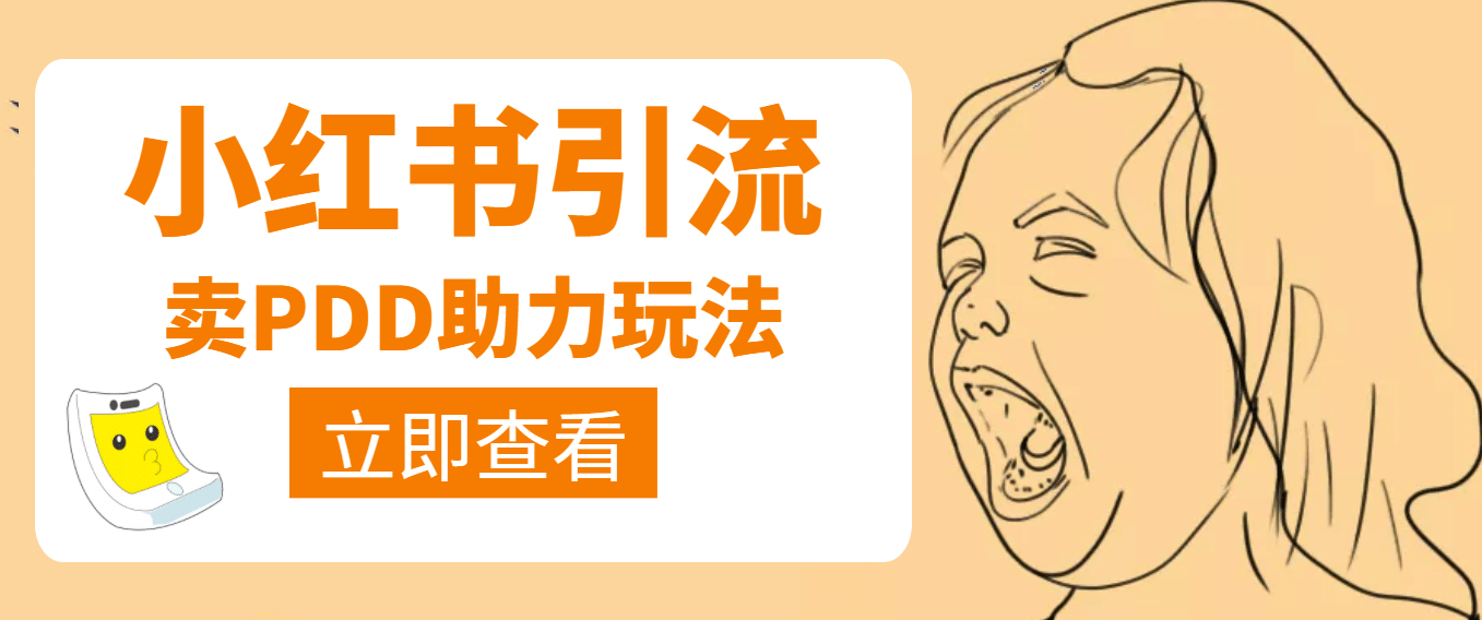 利用小红书卖拼多多助力-安哥网络创业副业