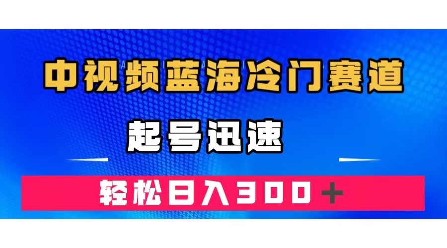 中视频蓝海冷门赛道，韩国视频奇闻解说，起号迅速，日入300＋-安哥网络创业副业