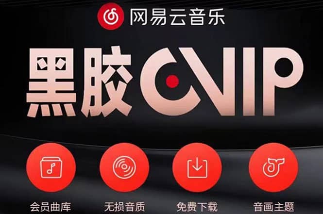 网易云撸黑胶年卡及变现方法，收益可无限放大-安哥网络创业副业