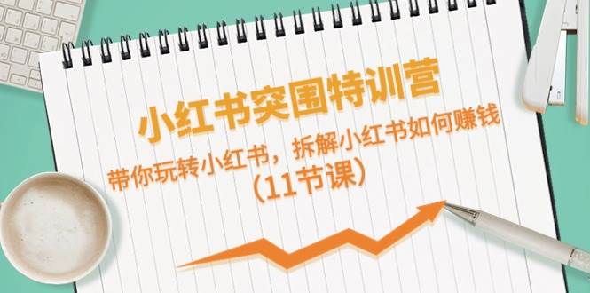 小红书突围特训营，带你玩转小红书，拆解小红书如何赚钱（11节课）-安哥网络创业副业