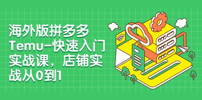 海外版拼多多Temu-快速入门实战课，店铺实战从0到1（12节课）-安哥网络创业副业