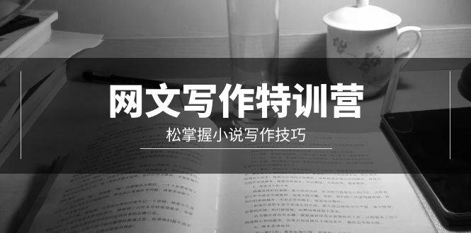 网文-写作特训营，轻松掌握小说写作技巧（20节视频课）-安哥网络创业副业