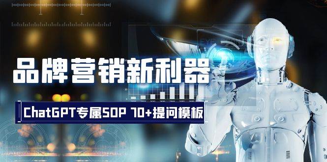 品牌营销新利器：ChatGPT专属SOP，70+提问模板-安哥网络创业副业