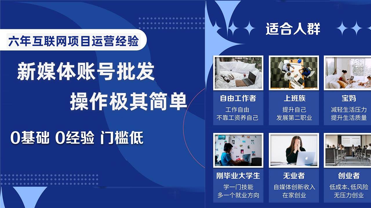 自媒体账号批发,看我怎么一天赚1个W,超简单-安哥网络创业副业