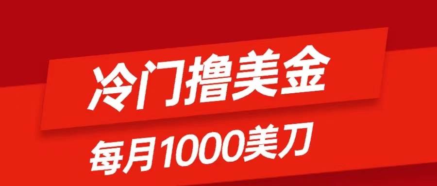 冷门撸美金项目：只需无脑发帖子，每月1000刀，小白轻松掌握-安哥网络创业副业