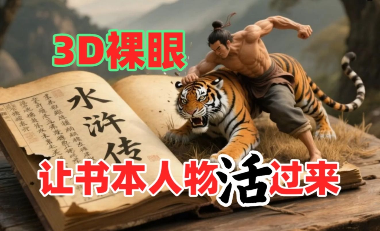 书本人物裸眼3D视频，一条视频收益过千，保姆级教程-安哥网络创业副业